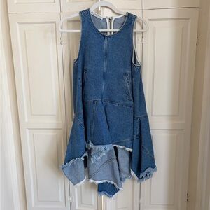 Denim minidress or tunic